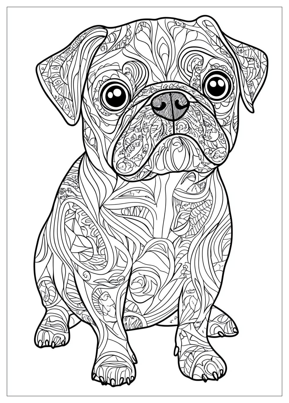 Kolorowanki Do Druku Pug 23