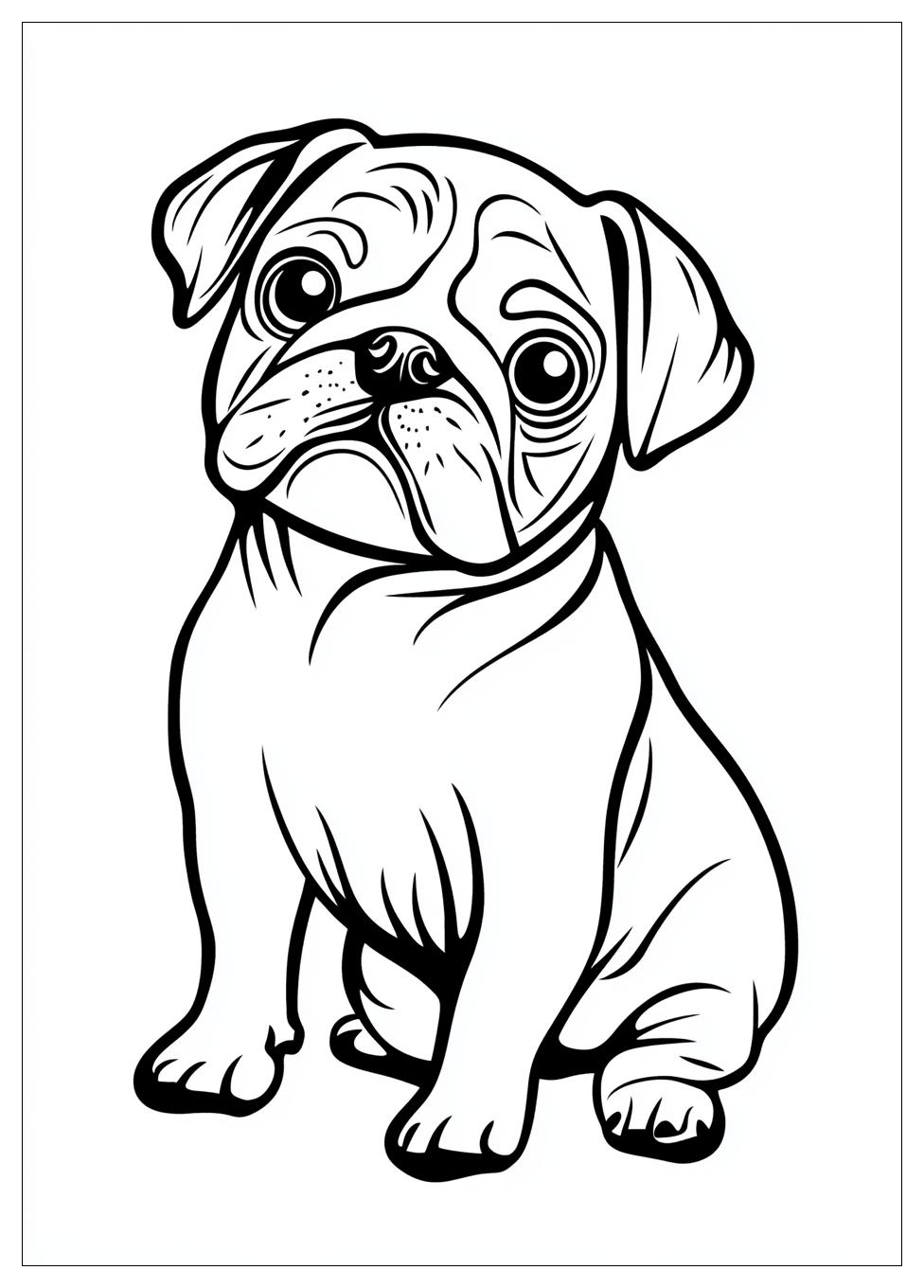 Kolorowanki Do Druku Pug 3