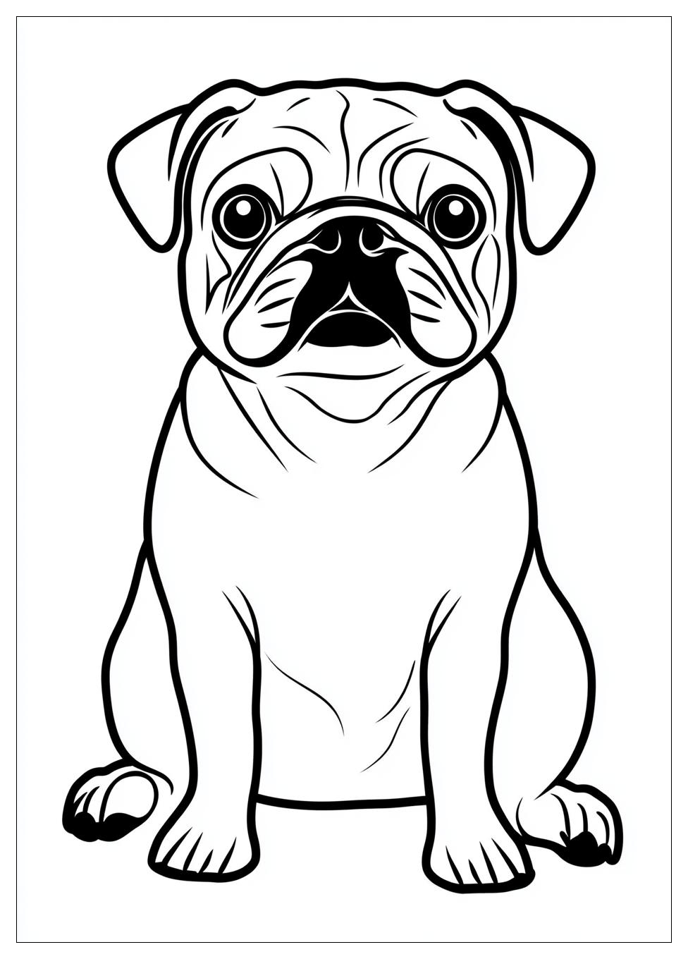 Kolorowanki Do Druku Pug 7
