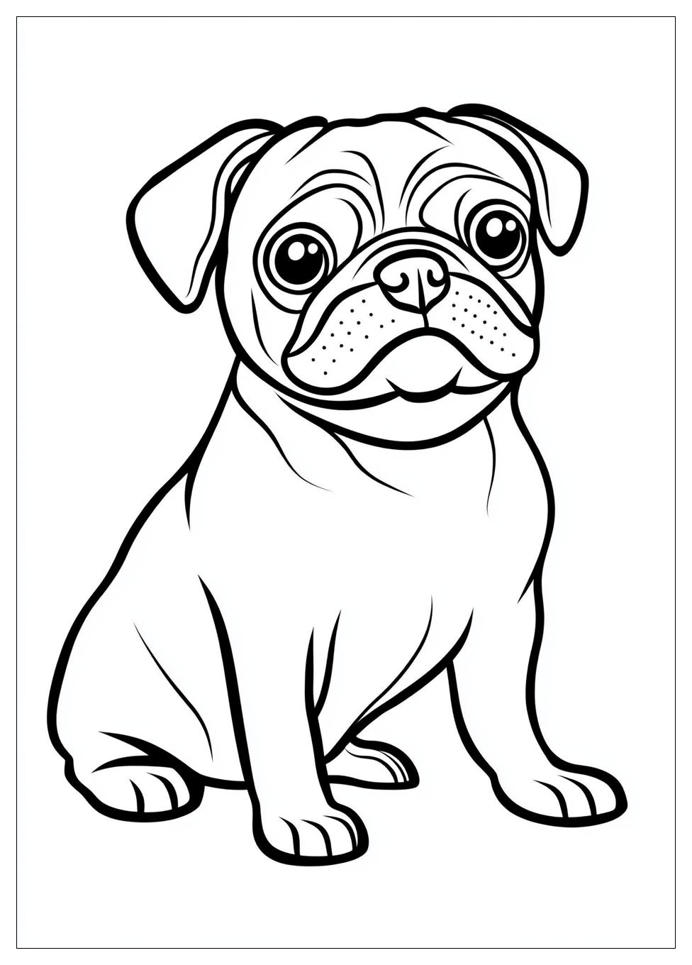 Kolorowanki Do Druku Pug 9