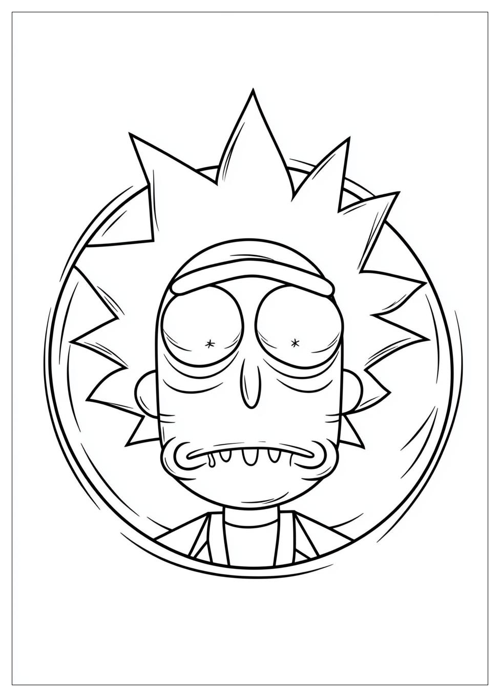 Kolorowanki Do Druku Rick I Morty 15