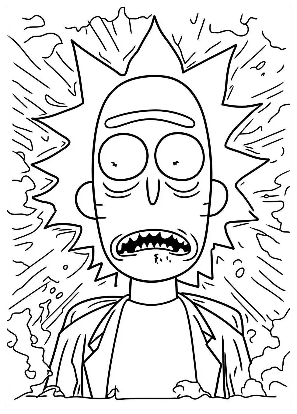Kolorowanki Do Druku Rick I Morty 17