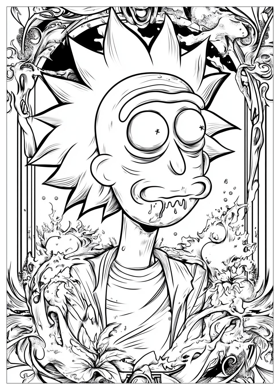 Kolorowanki Do Druku Rick I Morty 20
