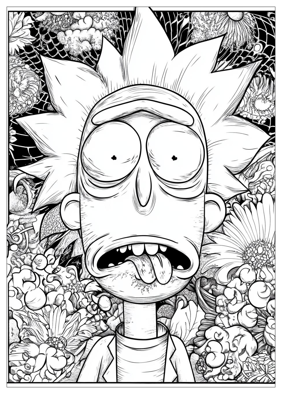 Kolorowanki Do Druku Rick I Morty 21