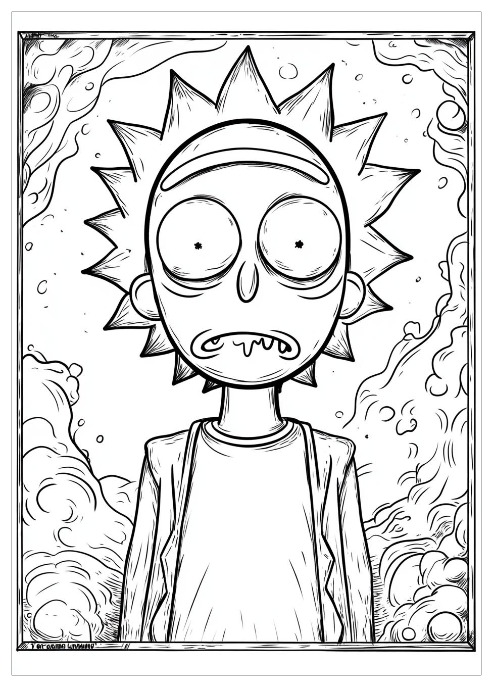 Kolorowanki Do Druku Rick I Morty 4