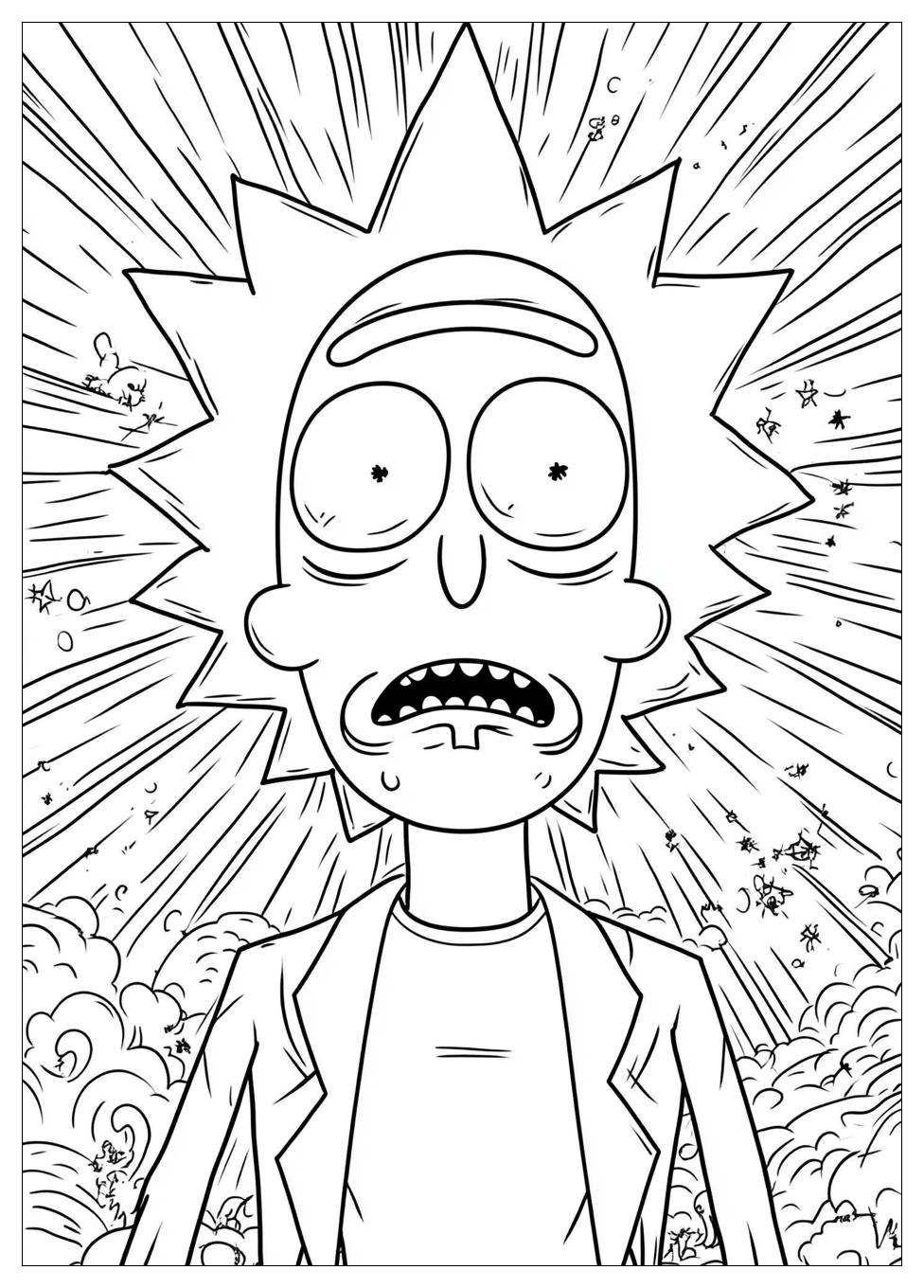 Kolorowanki Do Druku Rick I Morty 6