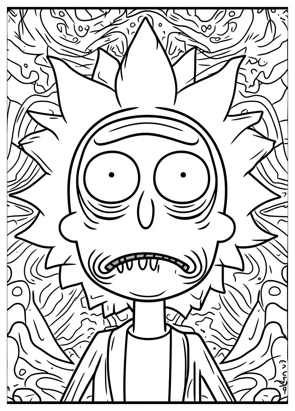 Kolorowanki Do Druku Rick I Morty 8