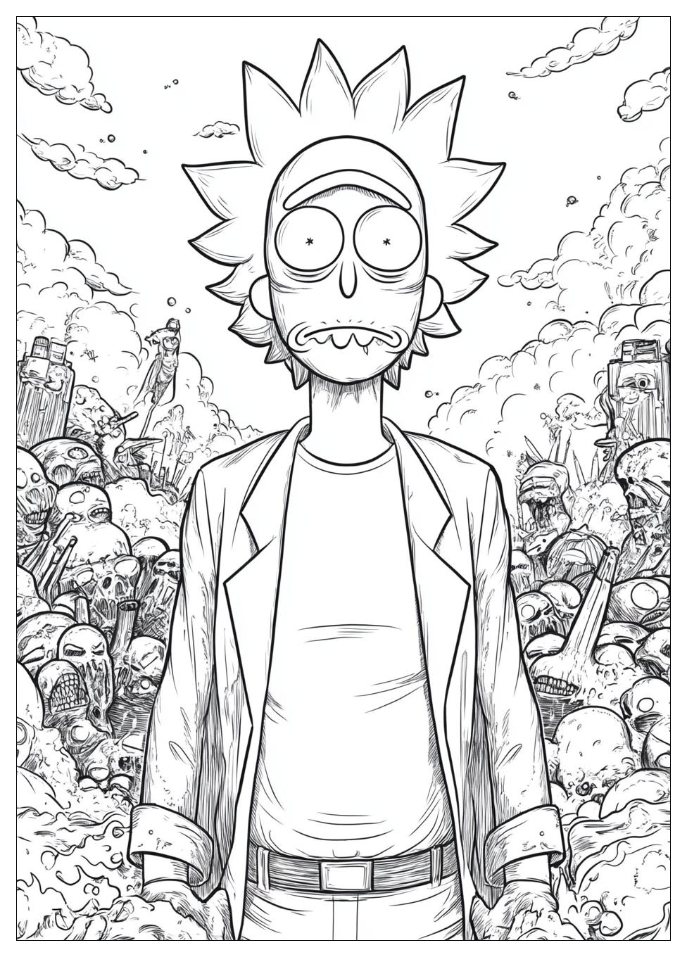 Kolorowanki Do Druku Rick I Morty 9
