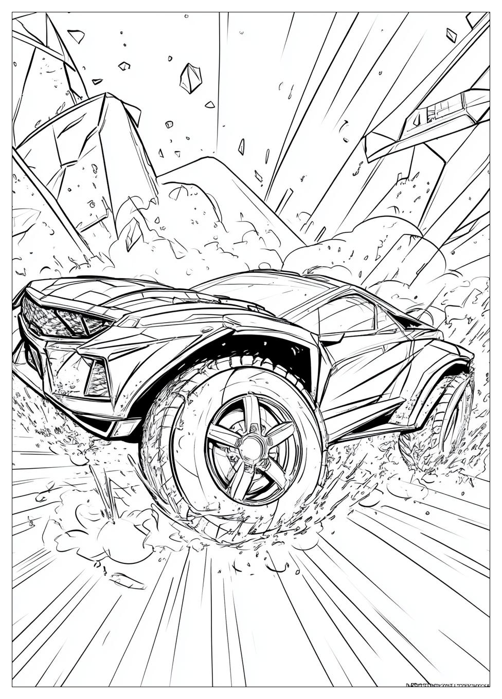 Kolorowanki Do Druku Rocket League 24