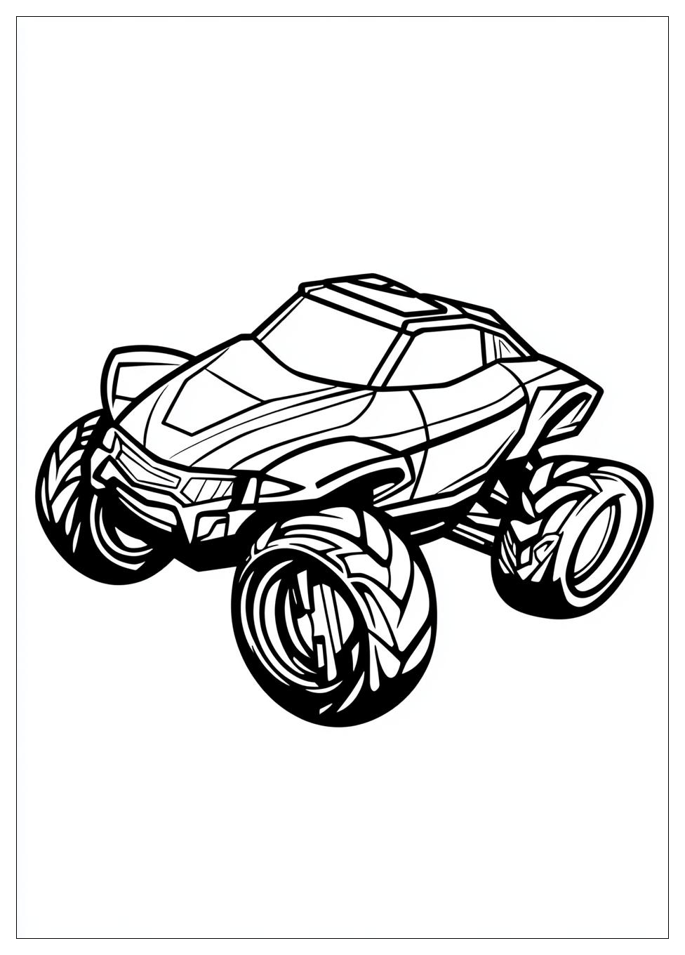 Kolorowanki Do Druku Rocket League 5