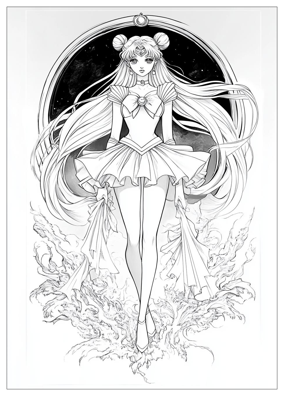 Kolorowanki Do Druku Sailor Moon 12