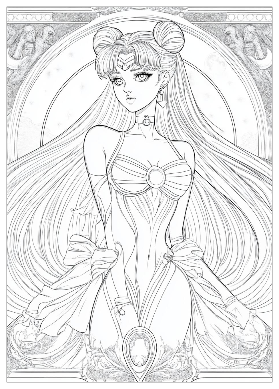 Kolorowanki Do Druku Sailor Moon 17
