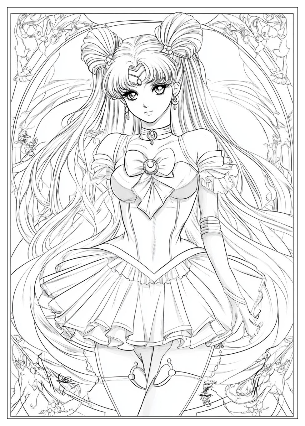 Kolorowanki Do Druku Sailor Moon 6