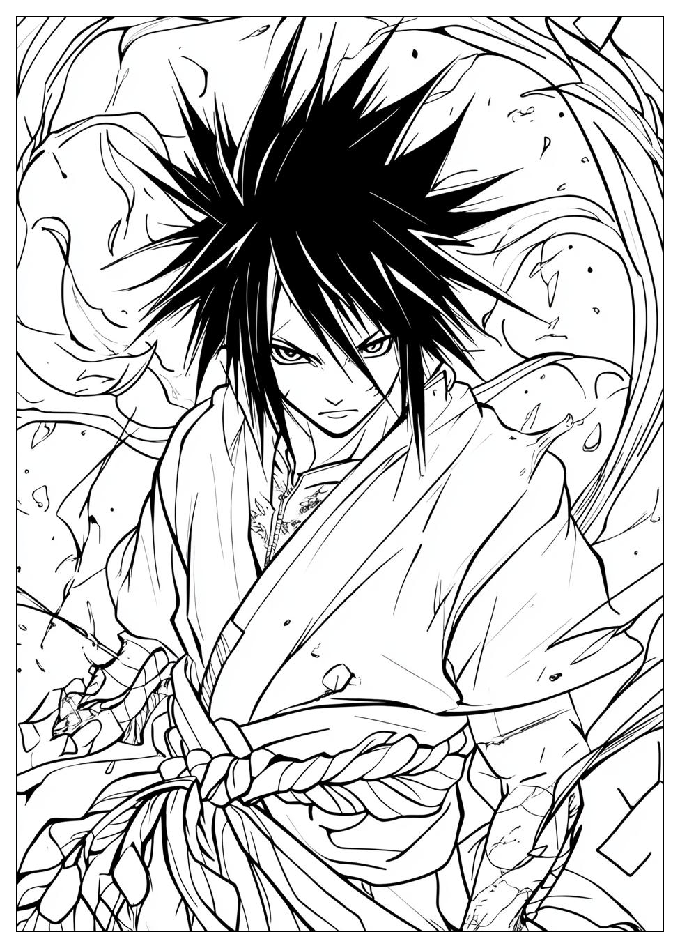 Kolorowanki Do Druku Sasuke 13