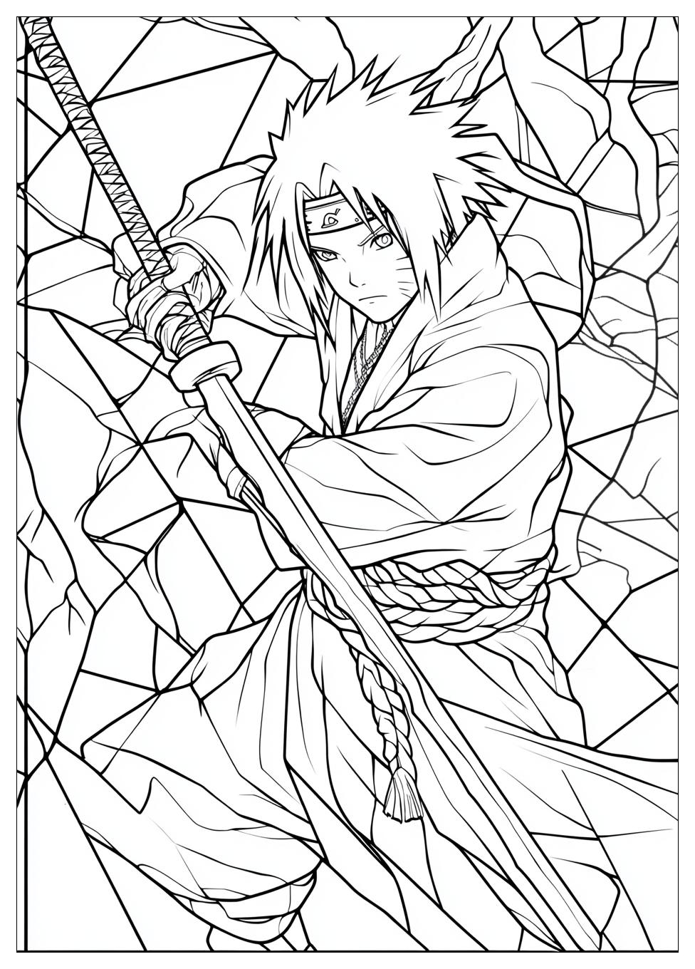 Kolorowanki Do Druku Sasuke 15