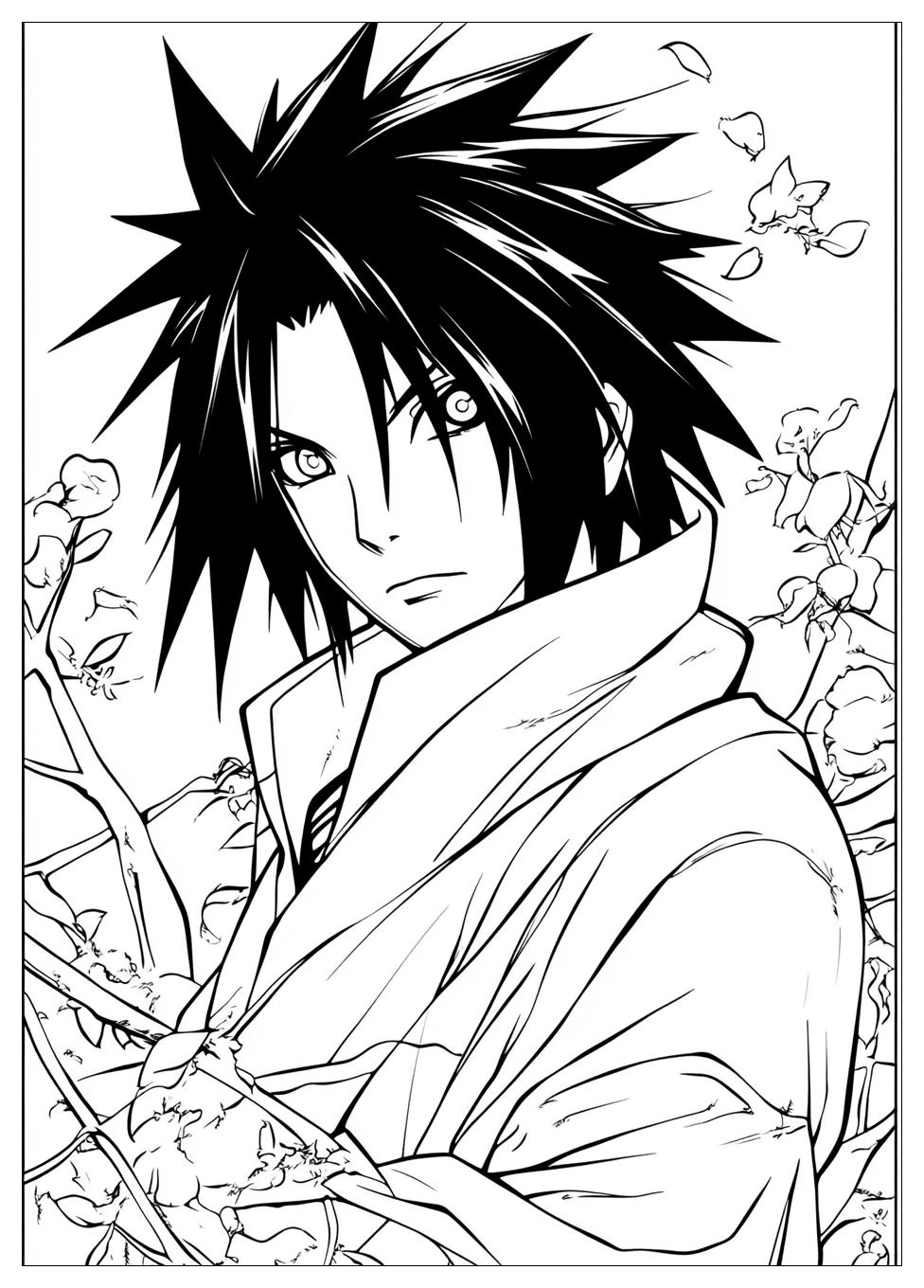 Kolorowanki Do Druku Sasuke 16