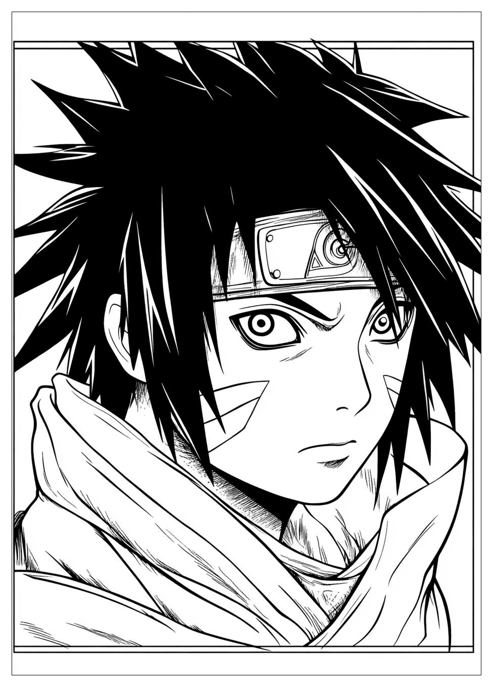 Kolorowanki Do Druku Sasuke 17