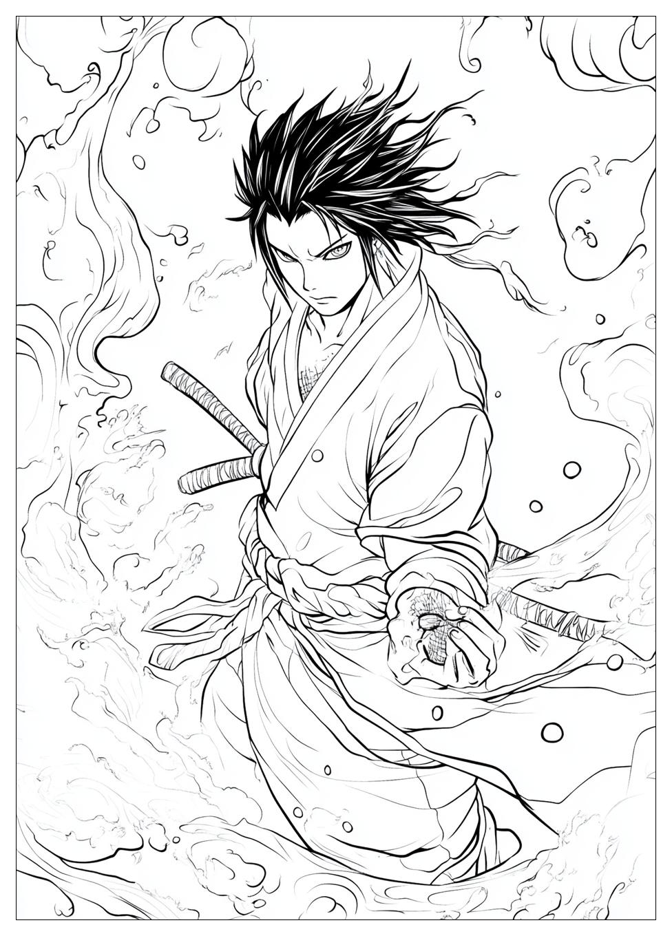 Kolorowanki Do Druku Sasuke 23
