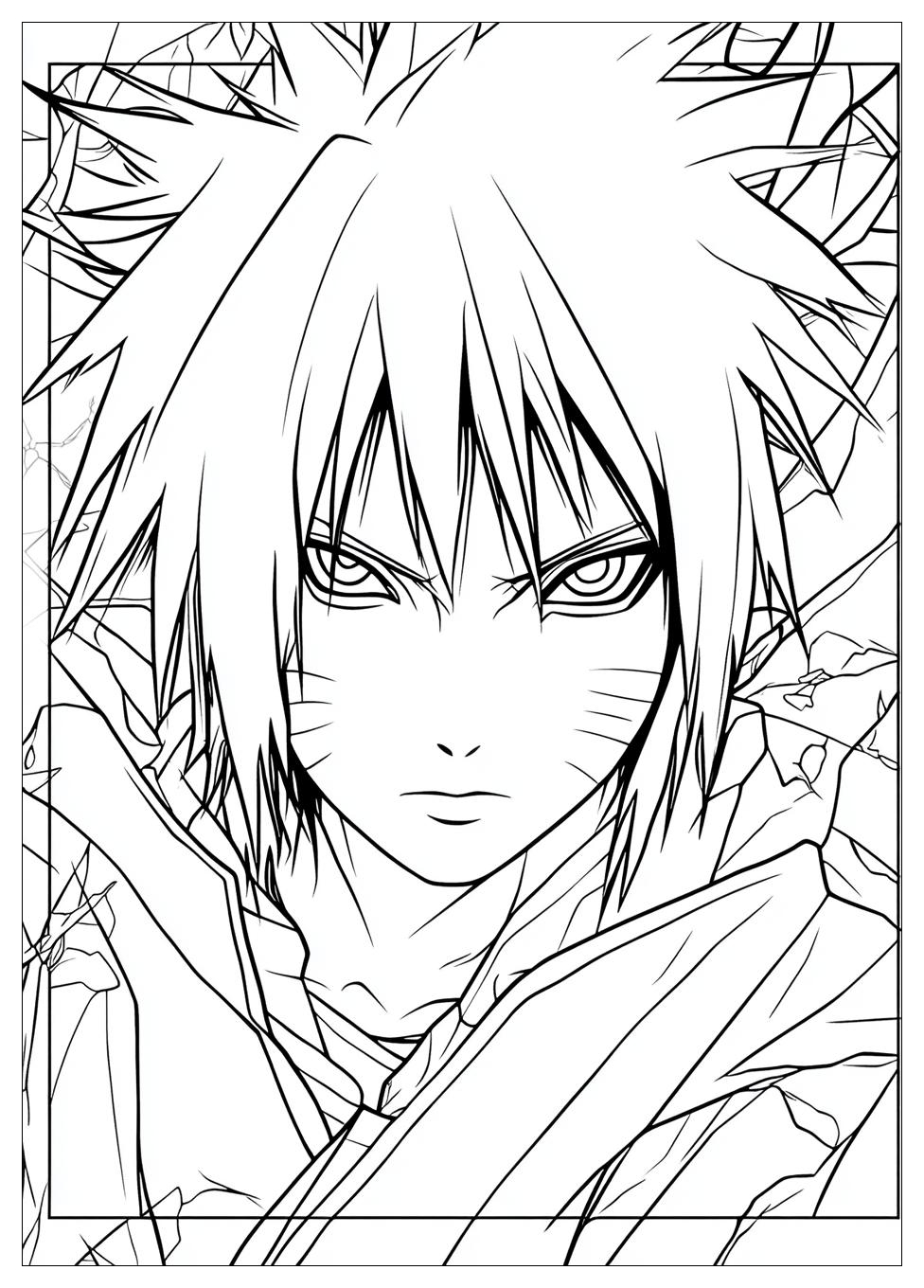 Kolorowanki Do Druku Sasuke 24
