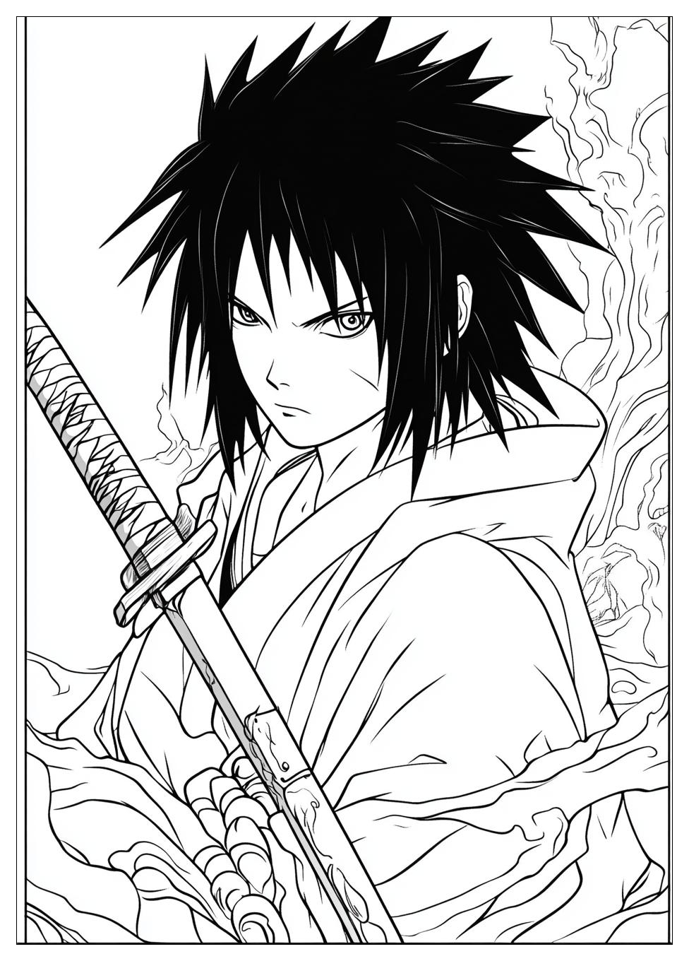 Kolorowanki Do Druku Sasuke 4