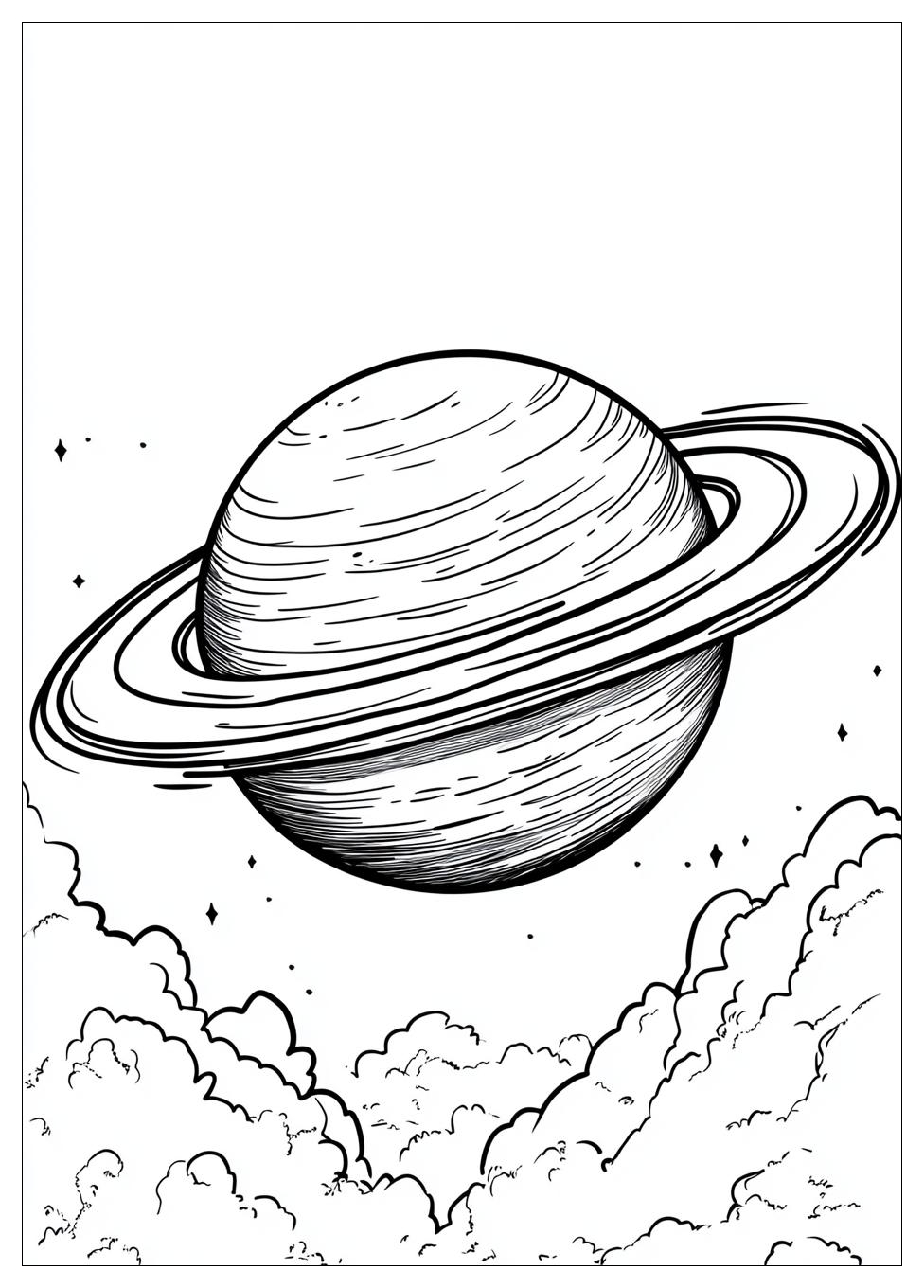 Kolorowanki Do Druku Saturn 4