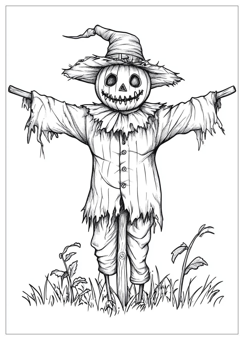 Kolorowanki Do Druku Scarecrow 1