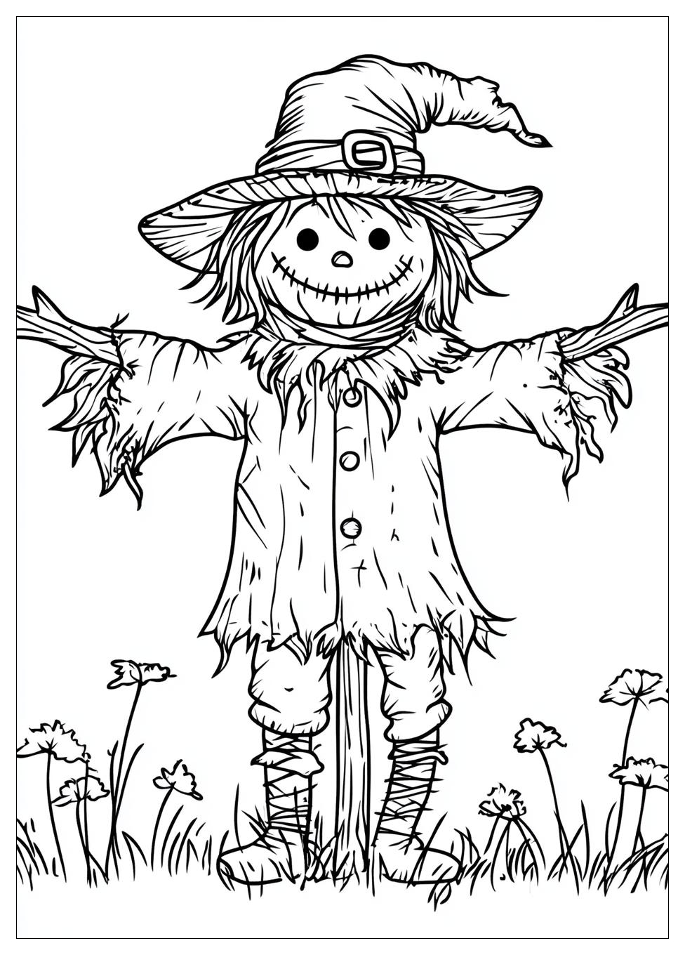 Kolorowanki Do Druku Scarecrow 12