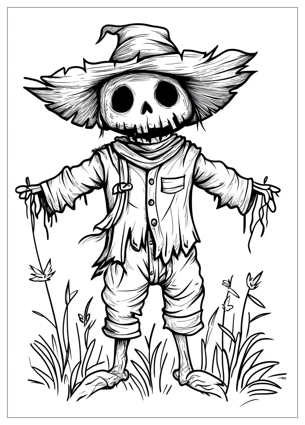 Kolorowanki Do Druku Scarecrow 3
