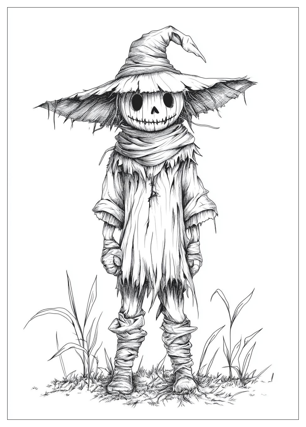 Kolorowanki Do Druku Scarecrow 4