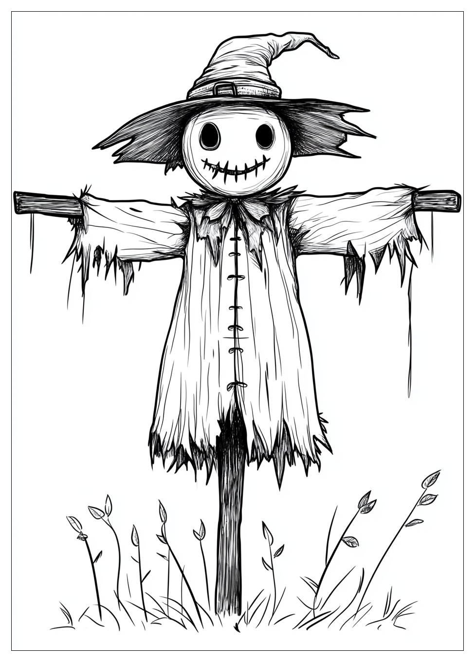 Kolorowanki Do Druku Scarecrow 5