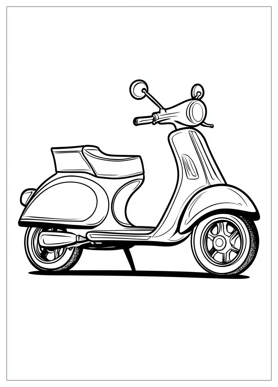Kolorowanki Do Druku Scooter 10