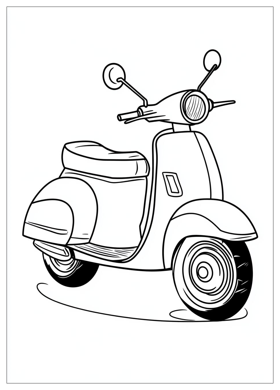 Kolorowanki Do Druku Scooter 11