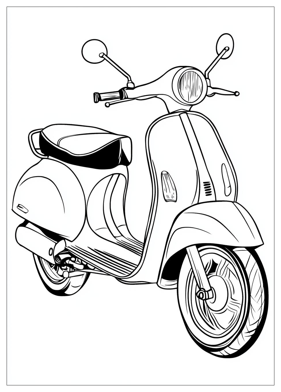 Kolorowanki Do Druku Scooter 12