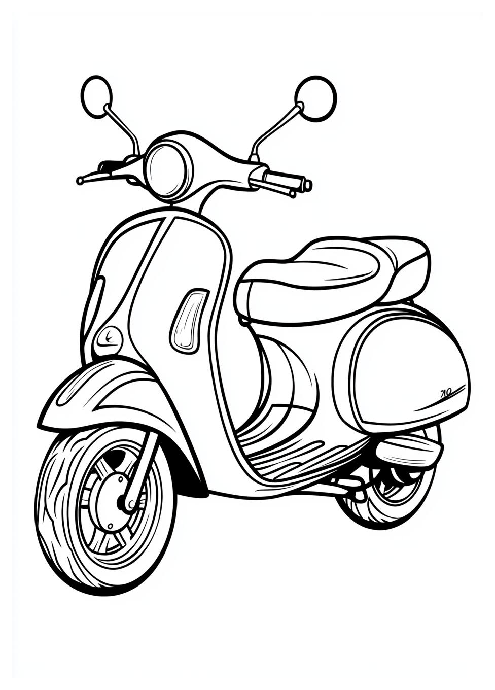 Kolorowanki Do Druku Scooter 13