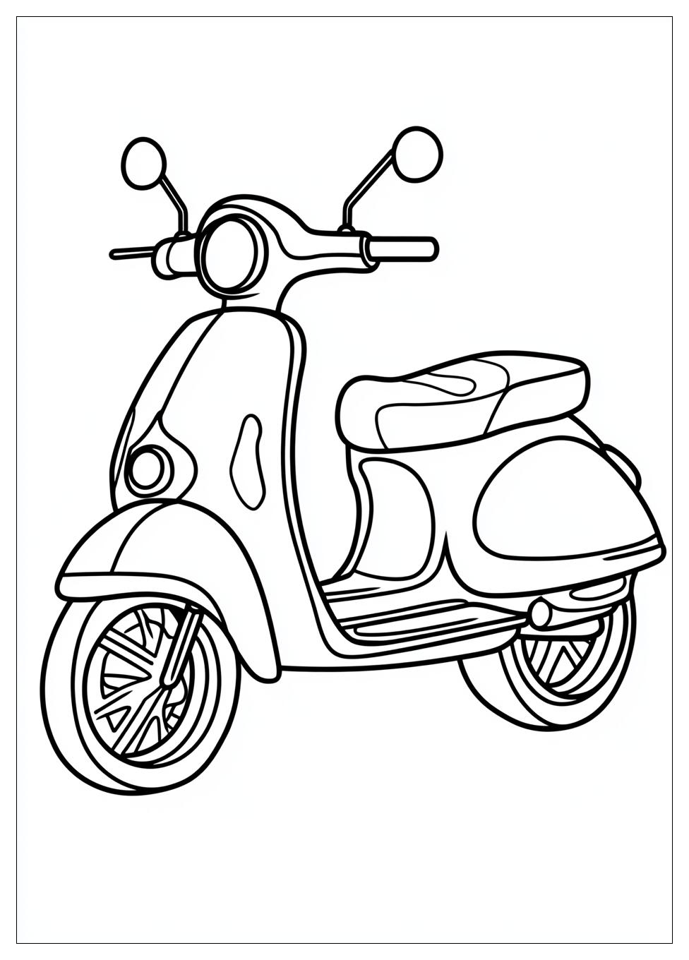 Kolorowanki Do Druku Scooter 14