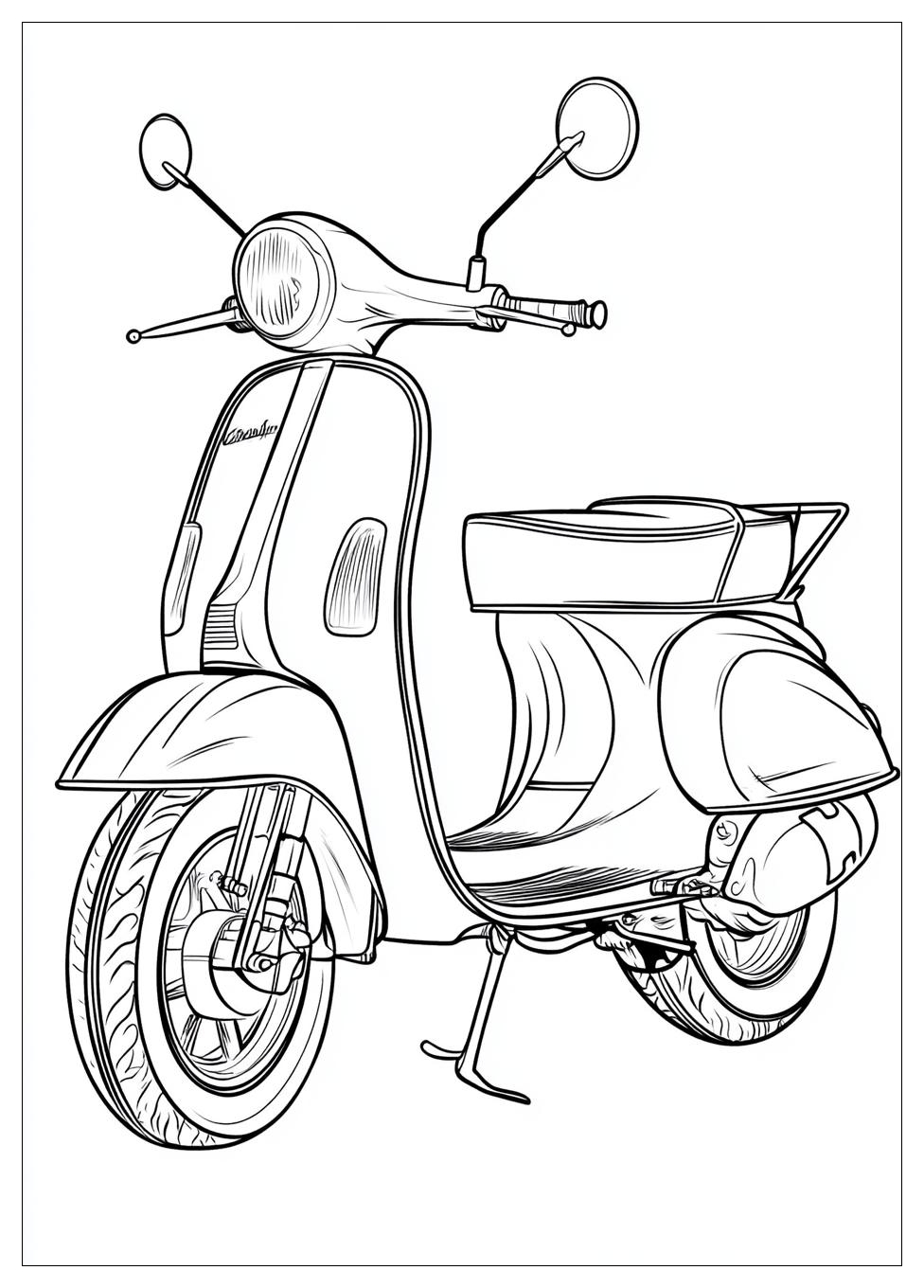 Kolorowanki Do Druku Scooter 15