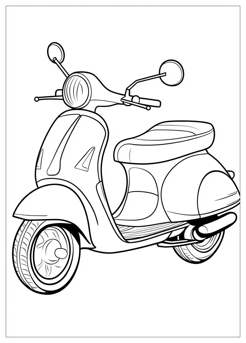 Kolorowanki Do Druku Scooter 17