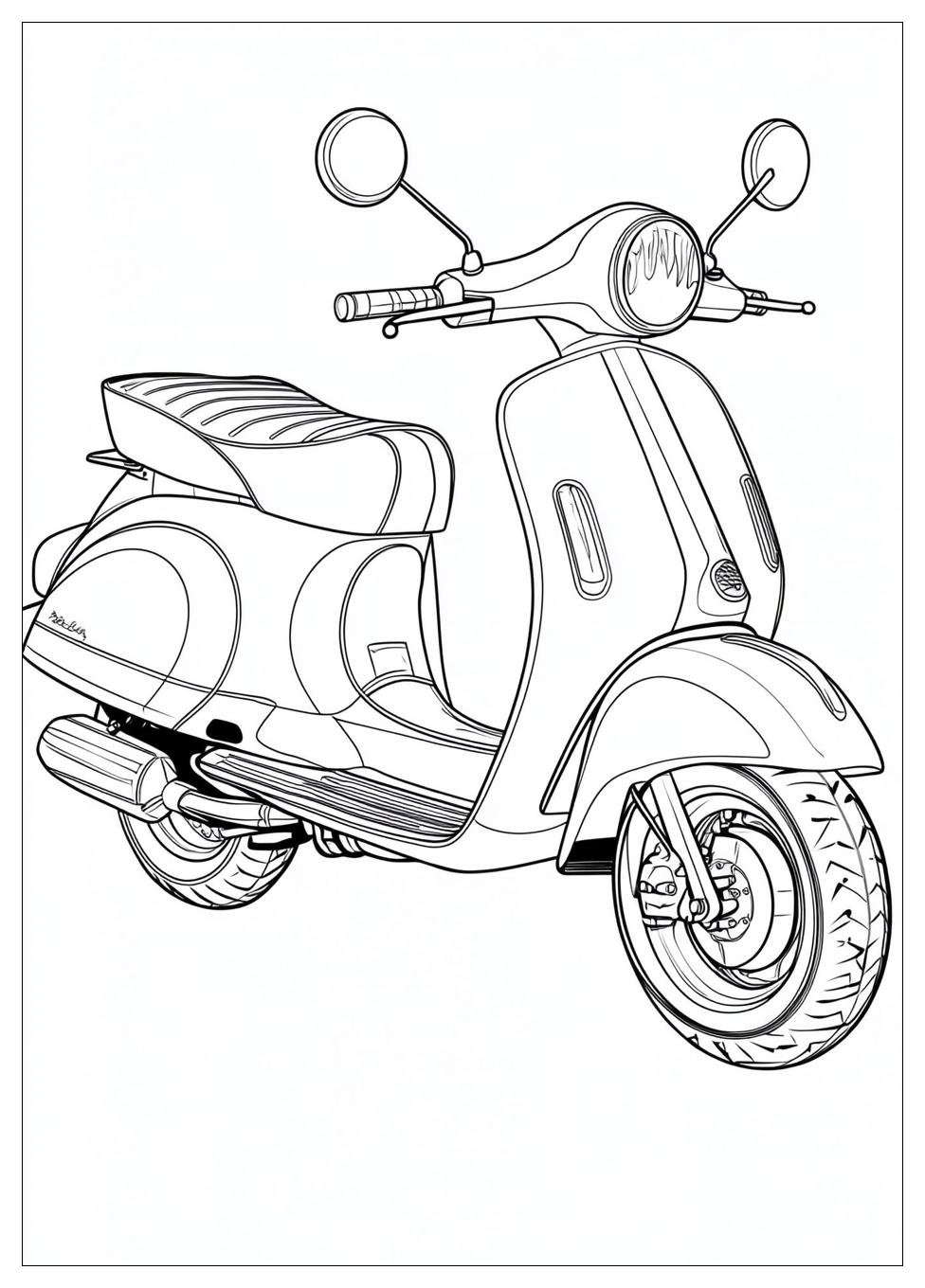 Kolorowanki Do Druku Scooter 21