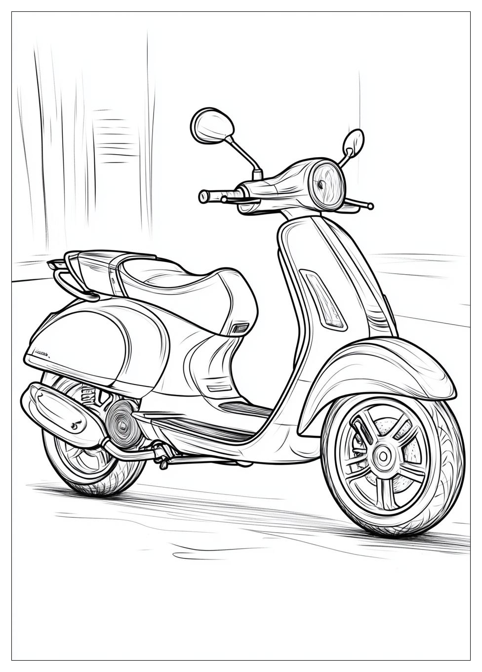 Kolorowanki Do Druku Scooter 22