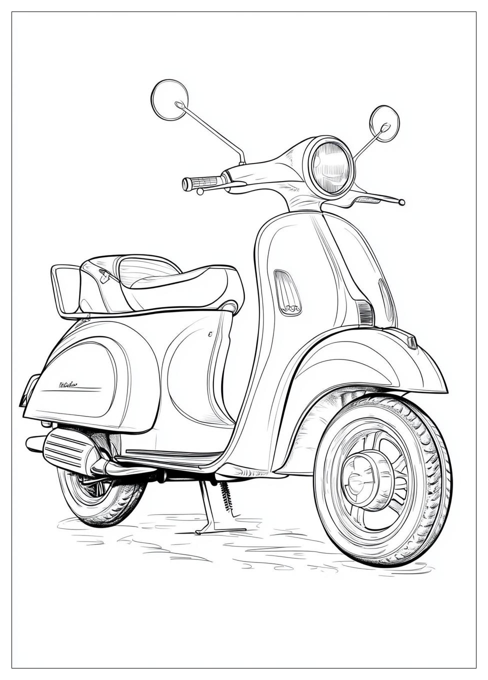 Kolorowanki Do Druku Scooter 23