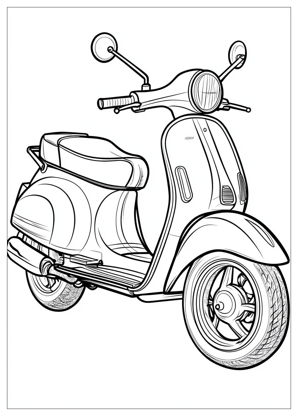 Kolorowanki Do Druku Scooter 24
