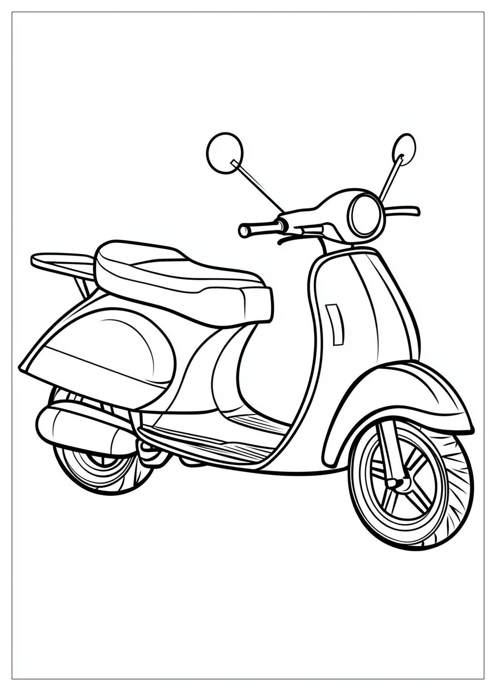 Kolorowanki Do Druku Scooter 3