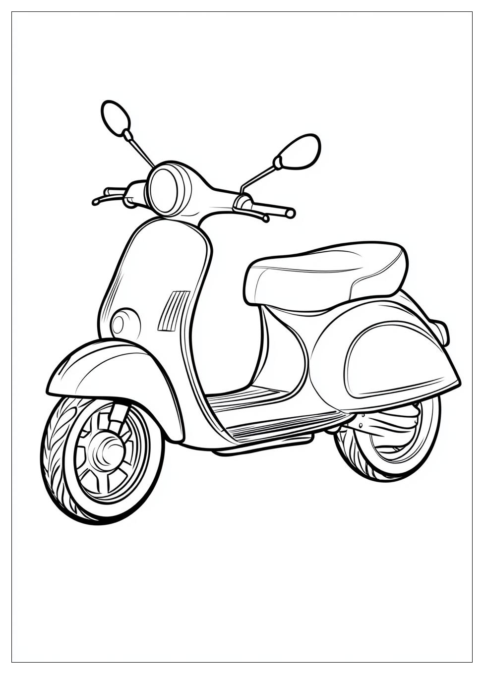 Kolorowanki Do Druku Scooter 4