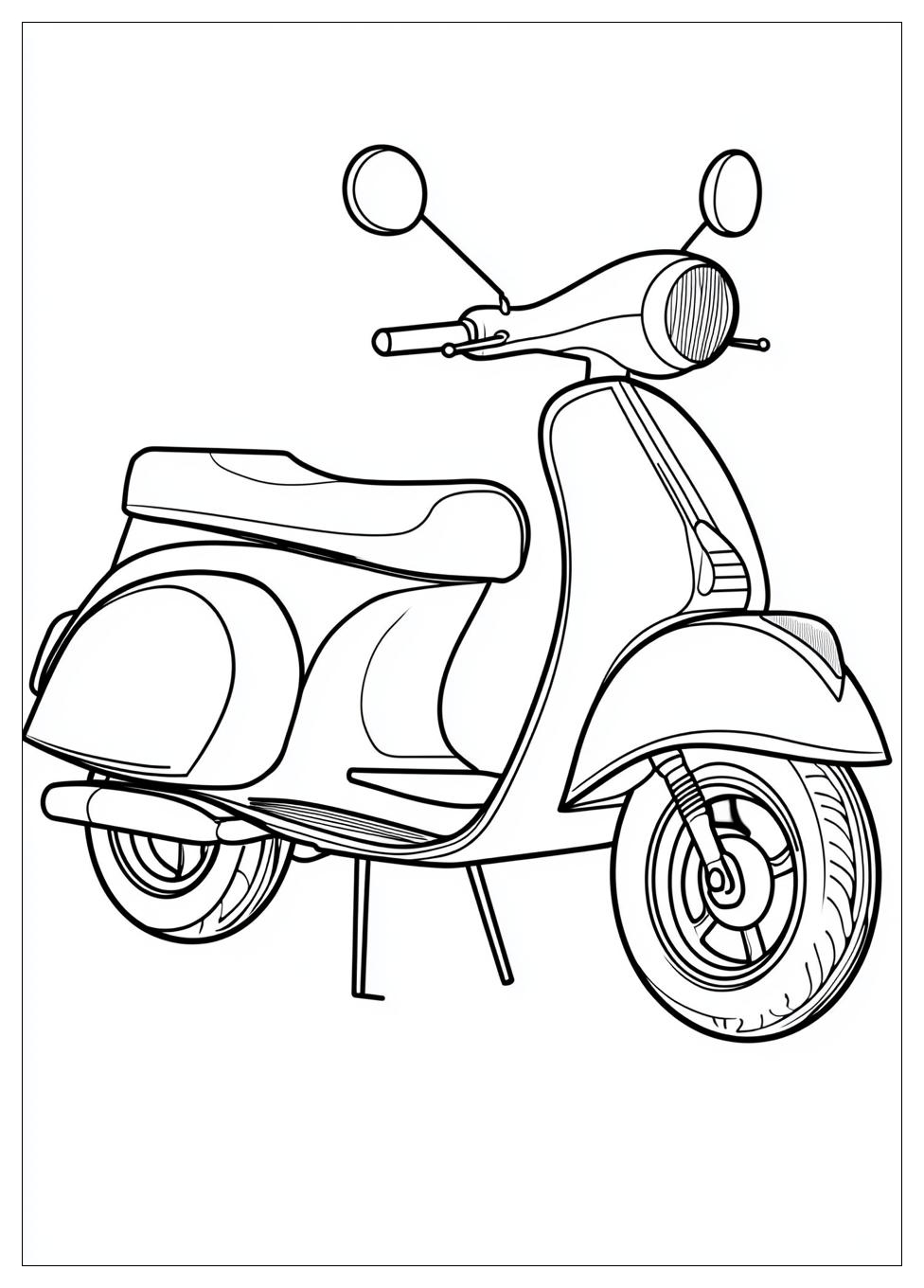 Kolorowanki Do Druku Scooter 7