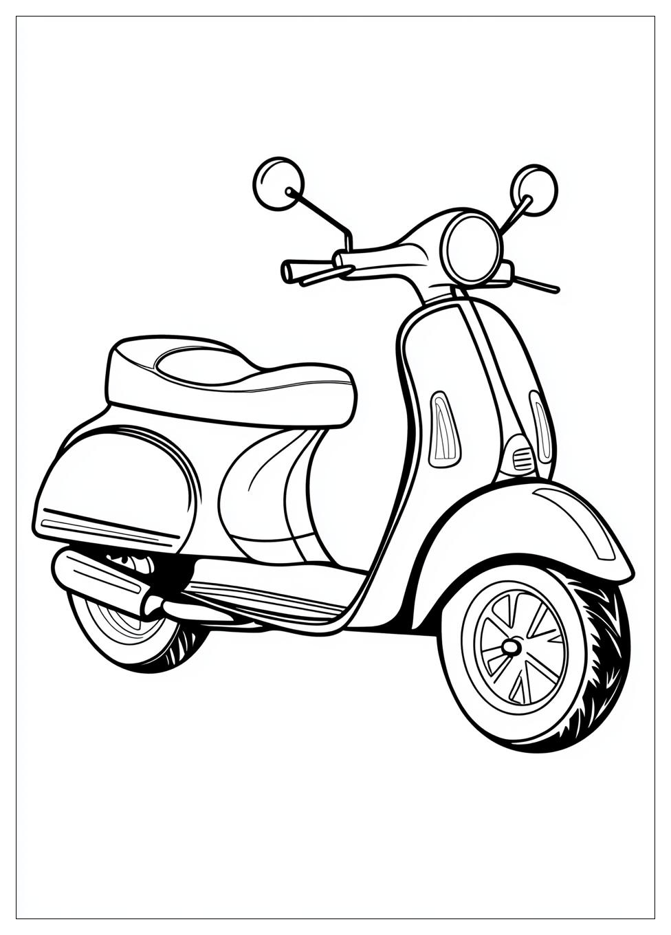 Kolorowanki Do Druku Scooter 8