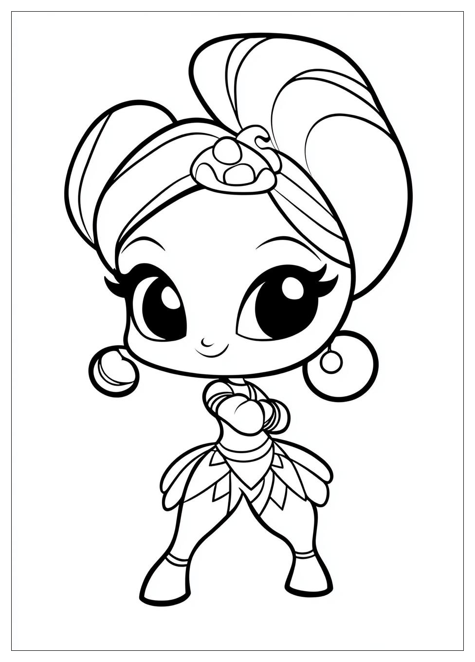 Kolorowanki Do Druku Shimmer And Shine 12