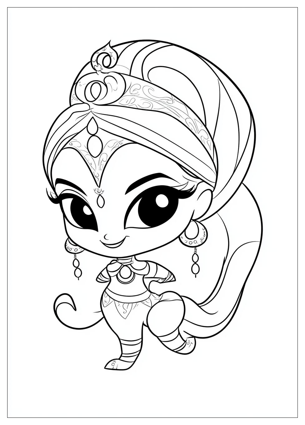 Kolorowanki Do Druku Shimmer And Shine 14