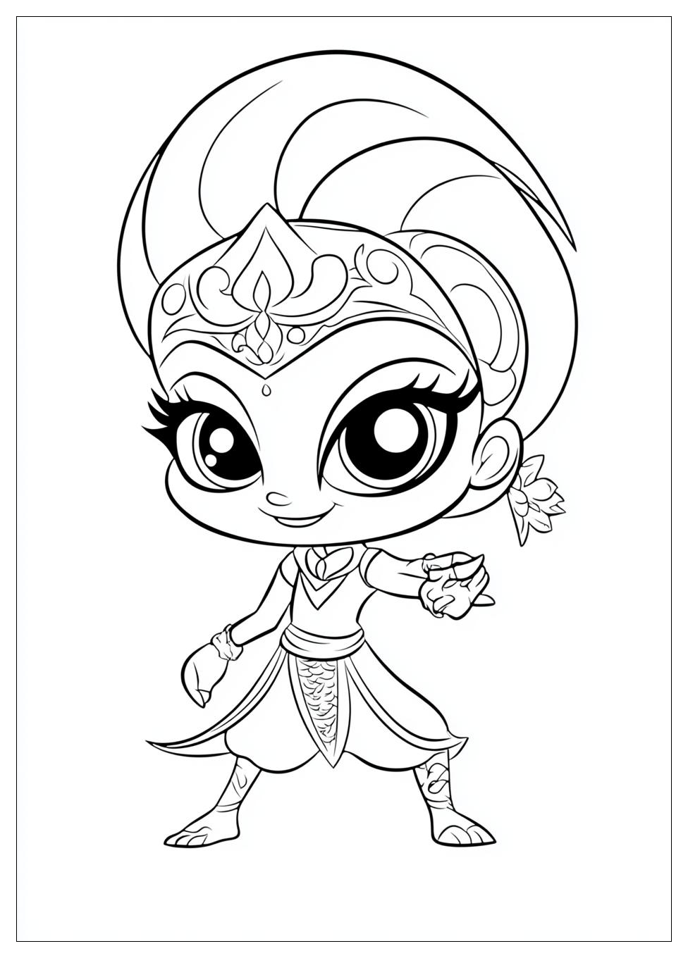 Kolorowanki Do Druku Shimmer And Shine 17
