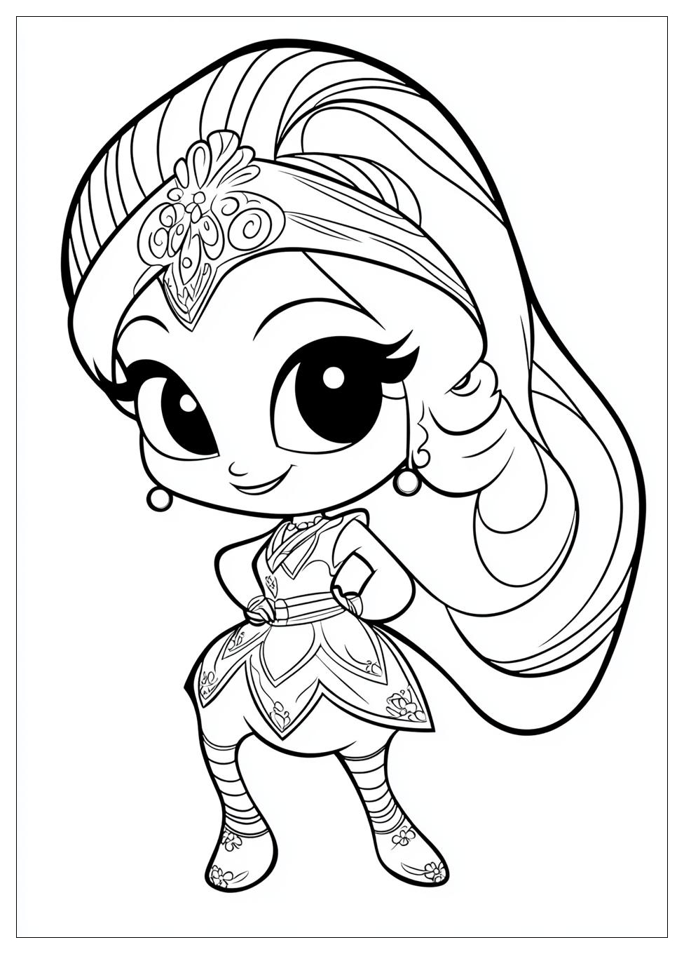 Kolorowanki Do Druku Shimmer And Shine 20