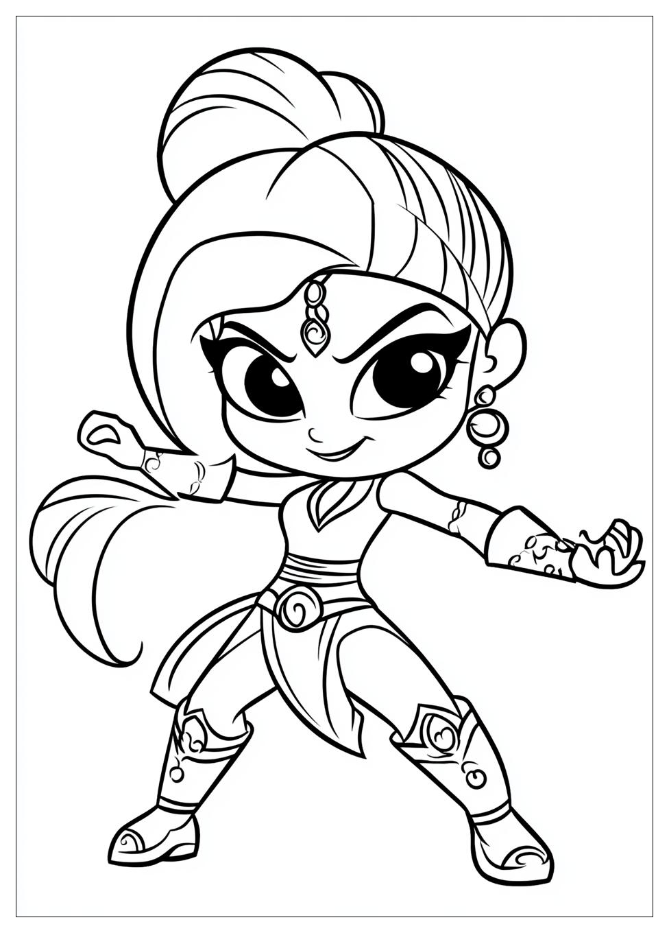 Kolorowanki Do Druku Shimmer And Shine 4